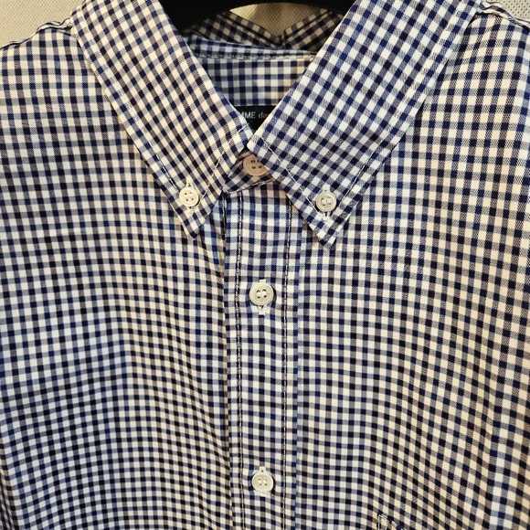 COMME DES GARCONS HOMME Gingham Cotton Shirt - Picture 4 of 8